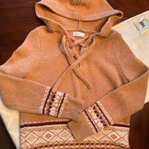 Hooded nubby Hollister Sweater (Small)